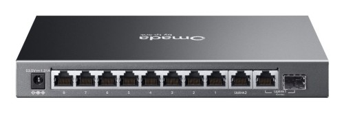TP-Link Omada ES210GP przełącznik sieciowy Zarządzany L2 Gigabit Ethernet (10/100/1000) Obsługa PoE DIN rail Czarny