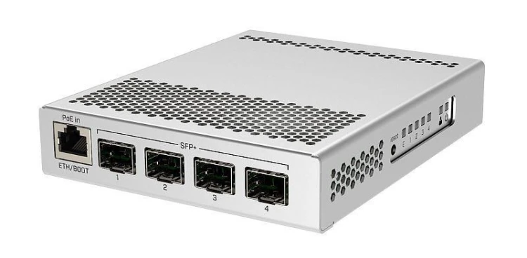 Switch Mikrotik CRS305-1G-4S+IN Zarządzany Gigabit Ethernet (10/100/1000) Obsługa PoE Biały