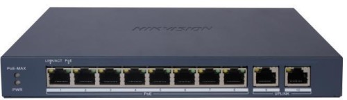 SWITCH POE DS-3E1510P-EI/M(B) 8-PORTOWY Hikvision