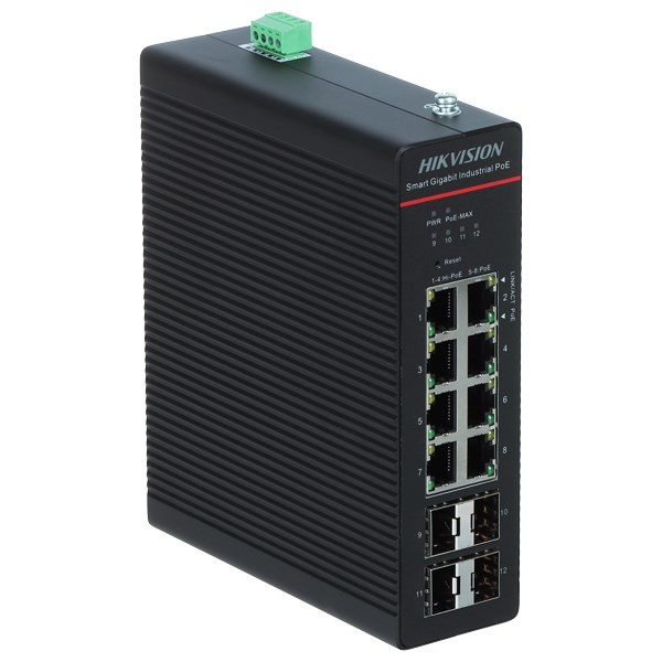 Switch Hikvision DS-3T1512HP-SI-8P4F No Power unit