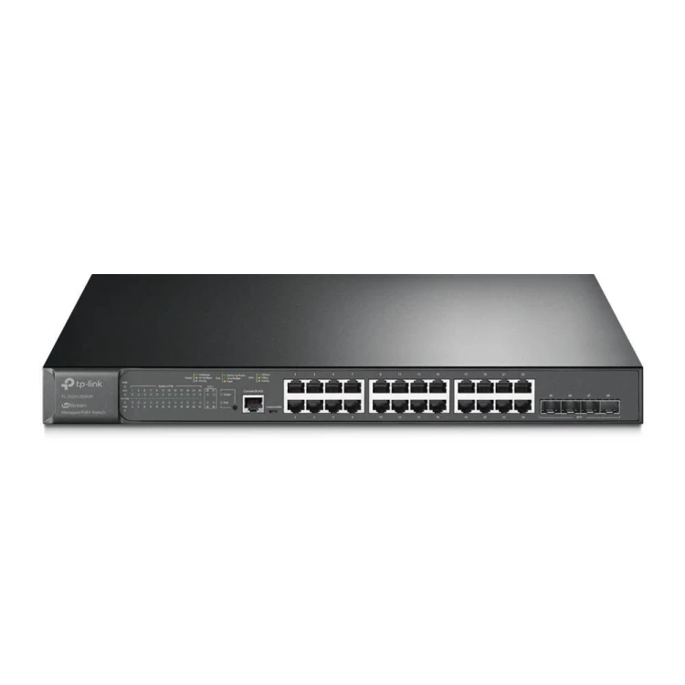 Switch TP-Link Omada TL-SG3428XMP Zarządzany L2+ Gigabit Ethernet (10/100/1000) Obsługa PoE 1U Czarny