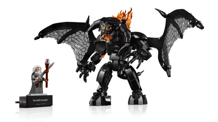 LEGO ICONS 10367 Władca pierścieni: Book nook z Balrogiem