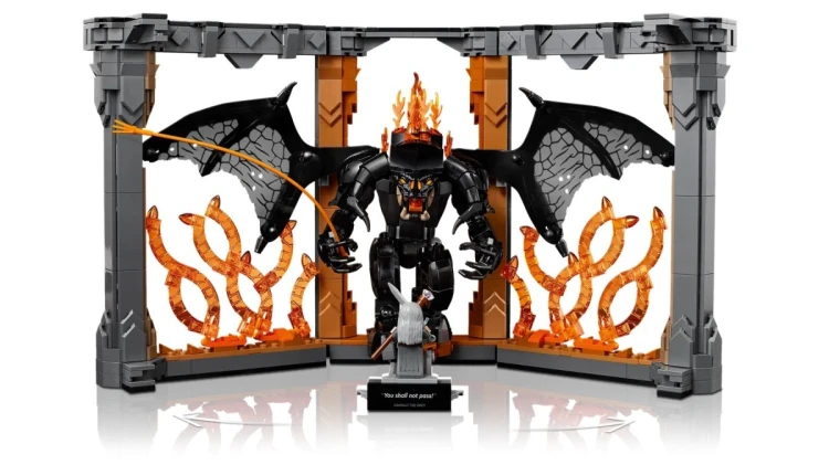 LEGO ICONS 10367 Władca pierścieni: Book nook z Balrogiem