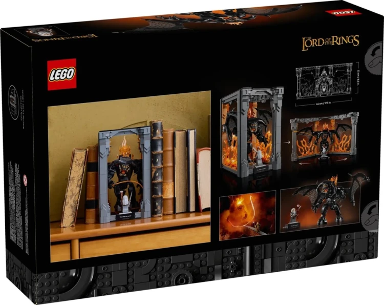 LEGO ICONS 10367 Władca pierścieni: Book nook z Balrogiem
