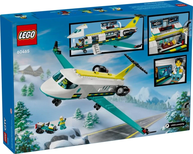 LEGO CITY 60465 Samolot pogotowia ratunkowego