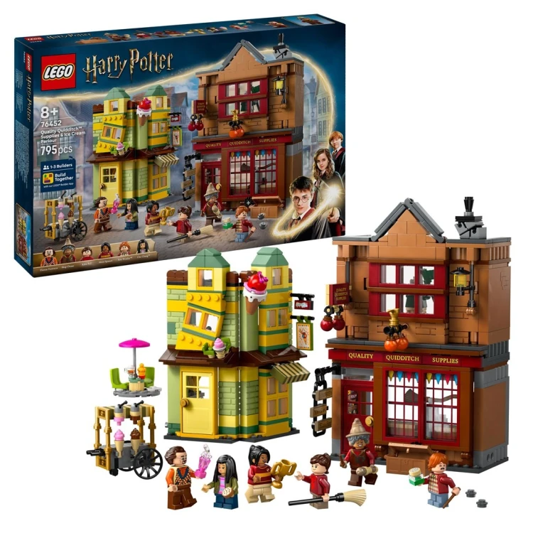 LEGO HARRY POTTER 76452 Markowy sprzęt do quidditcha i lodziarnia