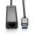 Lindy 43313 zmieniacz płci / kabli USB-A RJ-45 Srebrny