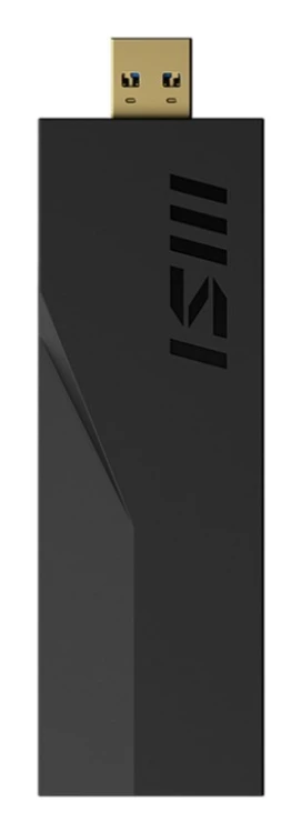 MSI BE6500 WiFi7 USB Stick - Dongle adapter USB 3.2 Gen 1 (3.1 Gen 1)