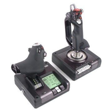 Logitech G 945-000003 kontroler gier Czarny, Srebrny USB 2.0 Flight Sim Analogowa/Cyfrowa PC