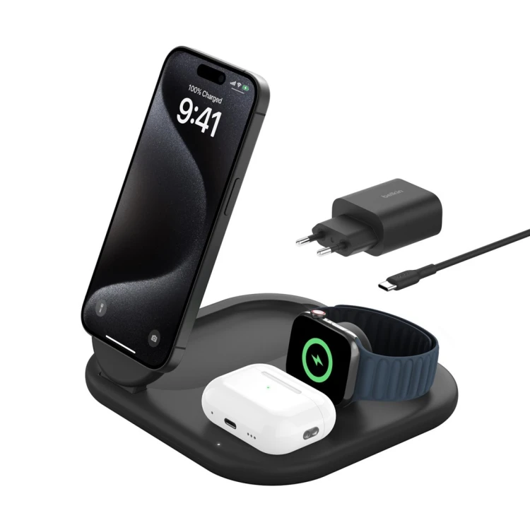 BELKIN ŁADOWARKA MAGNETYCZNA 3W1 36W QI2.0 IPHONE/APPLEWATCH/AIRPODS