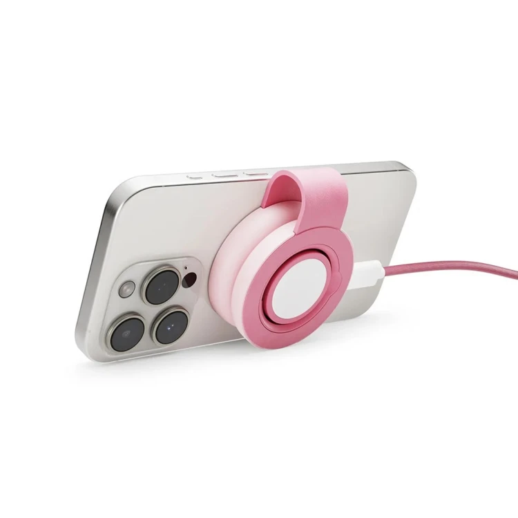 Ładowarka bezprzewodowa Twelve South ButterFly SE Qi2 TS-2431 MagSafe Różowa