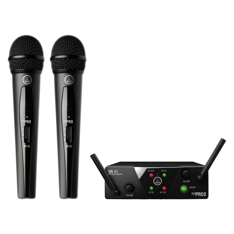 AKG WMS40 Mini2 - Mikrofonowy zestaw bezprzewodowy Vocal Set BD US45A/C EU/US/UK