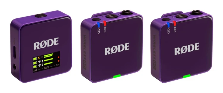 RODE Wireless GO III (fioletowy) - System mikrofonów bezprzewodowych