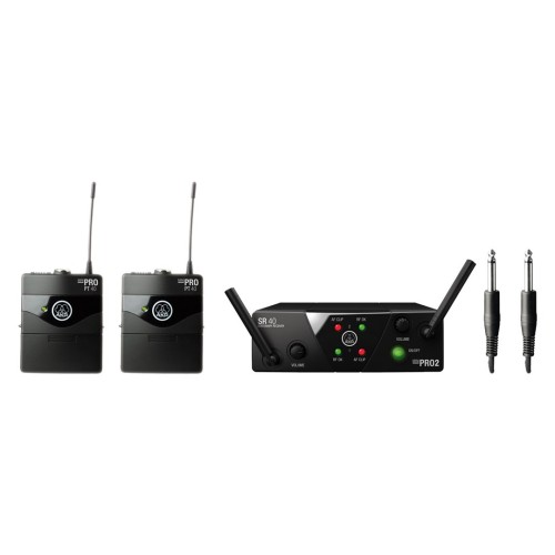 Mikrofonowy zestaw bezprzewodowy AKG WMS40 Mini2 Instrumental Set BD US25B/D