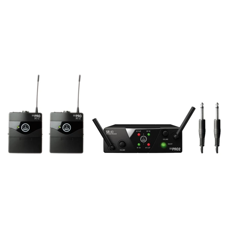 Mikrofonowy zestaw bezprzewodowy AKG WMS40 Mini2 Instrumental Set BD US25B/D