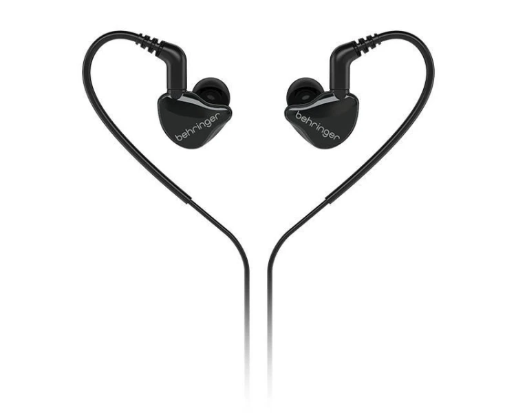 Słuchawki dwudrożne dokanałowe Behringer MO240-CK PRO - czarne