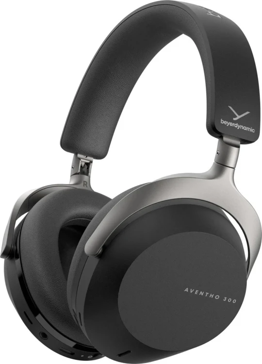 Bezprzewodowe słuchawki nauszne beyerdynamic AVENTHO 300 z ANC, czarne