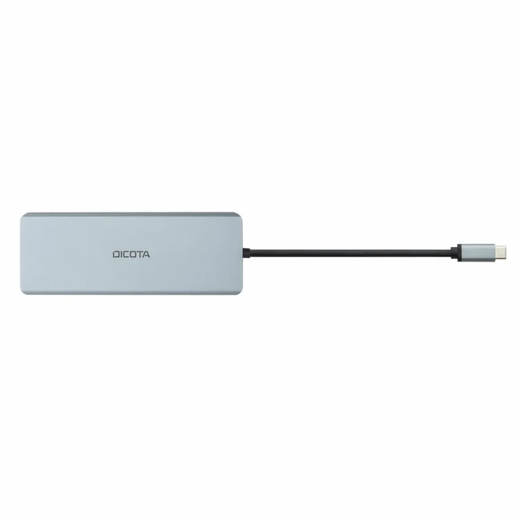 DICOTA D32065 huby i koncentratory USB 3.2 Gen 1 (3.1 Gen 1) Type-C Srebrny