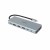 DICOTA D32065 huby i koncentratory USB 3.2 Gen 1 (3.1 Gen 1) Type-C Srebrny