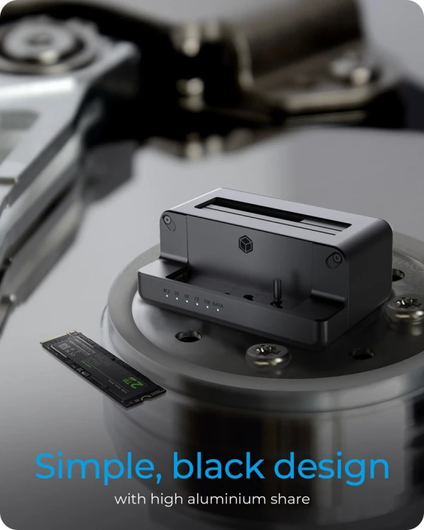 ICY BOX IB-2914MSCL-C31 USB 3.2 Gen 2 (3.1 Gen 2) Type-C Czarny