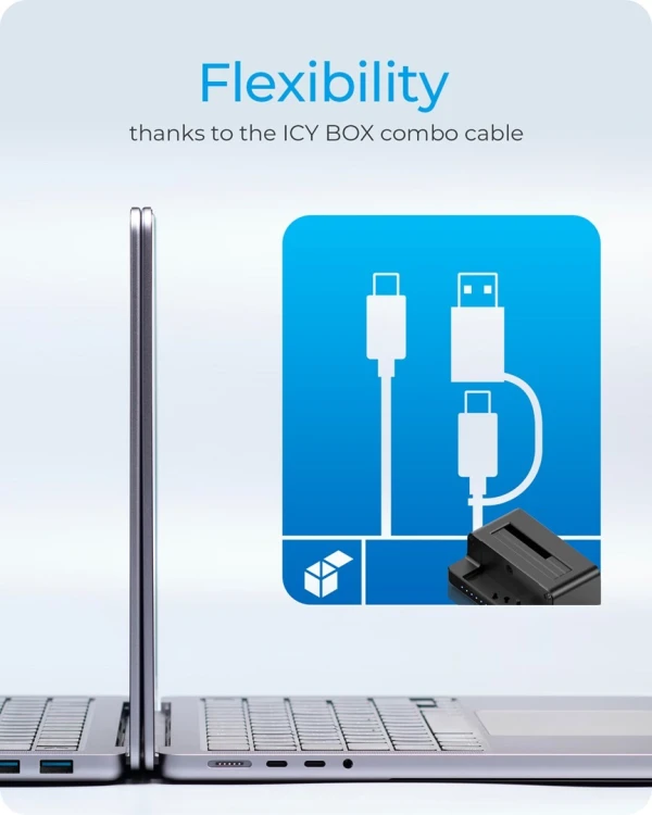 ICY BOX IB-2914MSCL-C31 USB 3.2 Gen 2 (3.1 Gen 2) Type-C Czarny