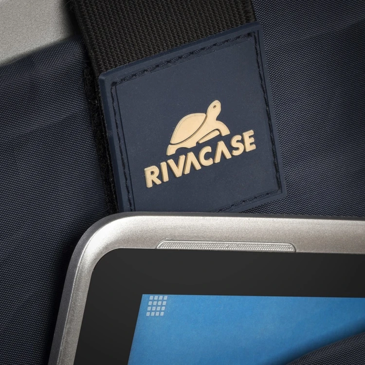 RIVACASE PLECAK NA LAPTOP 17,3" TEGEL, CZARNY, 23L, MATERIAŁ WODOODPORNY, KIESZENIE NA TABLET 10,1", SMARTFON, DOKUM., AKCES.