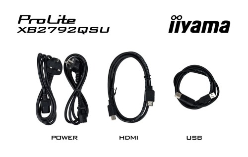 iiyama ProLite XB2792QSU-B1 monitor komputerowy 68,6 cm (27") 2560 x 1440 px Quad HD LED Czarny