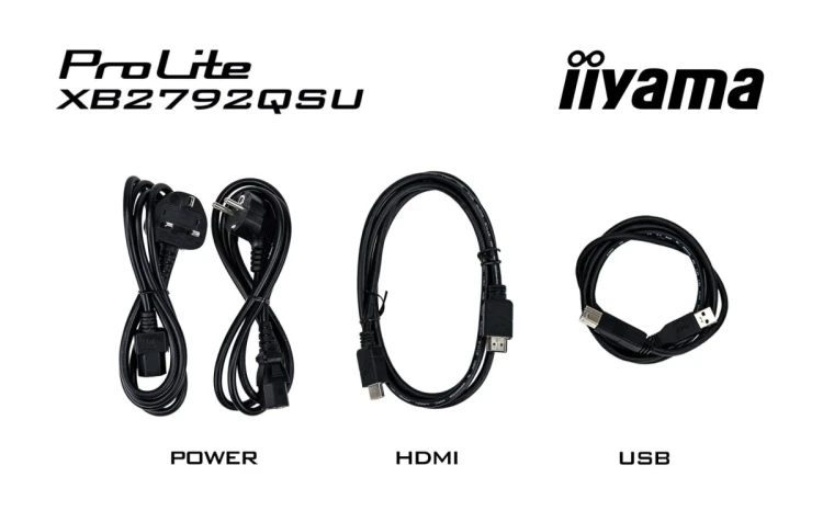iiyama ProLite XB2792QSU-B1 monitor komputerowy 68,6 cm (27") 2560 x 1440 px Quad HD LED Czarny