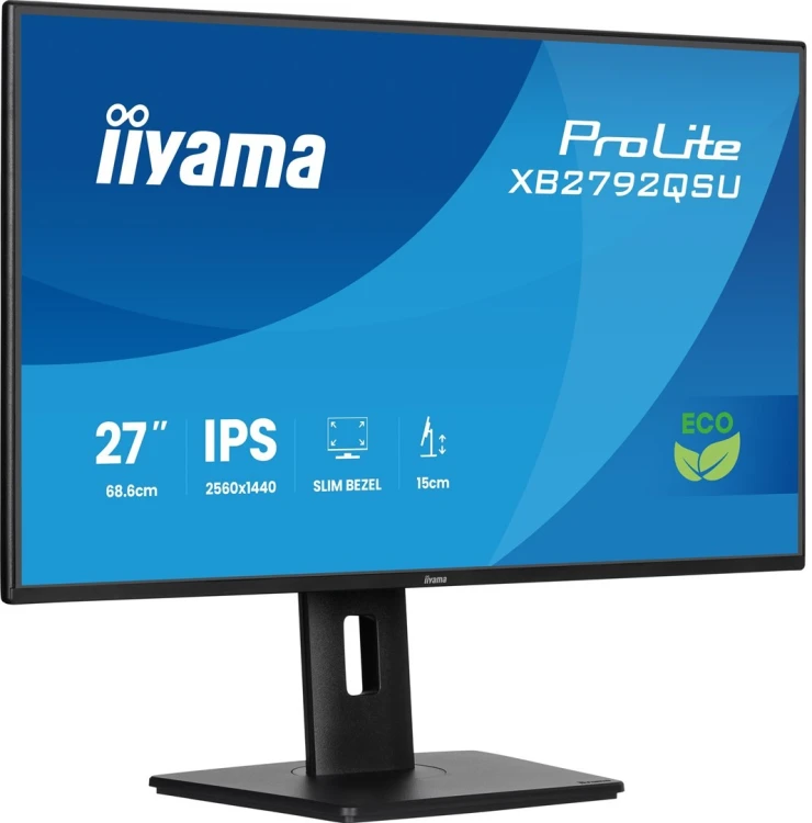 iiyama ProLite XB2792QSU-B1 monitor komputerowy 68,6 cm (27") 2560 x 1440 px Quad HD LED Czarny