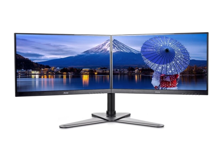Uchwyt Iiyama DS1002D-B1 - stand z ramieniem regulowanym