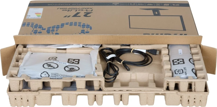 27-calowy panel IPS z 4-stronną wąską ramką Green Choice EyeComfort/EyeSafe 2 - Płaski ekran - 68,6 cm