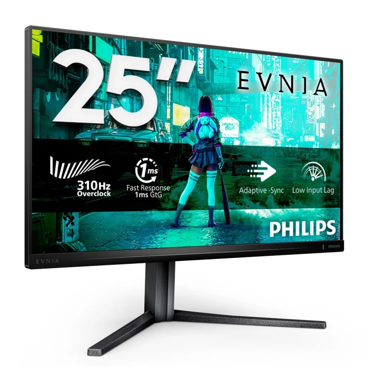 Philips Evnia 3000 25M2N3200U/00 monitor komputerowy 62,2 cm (24.5") 1920 x 1080 px Full HD LCD Szary