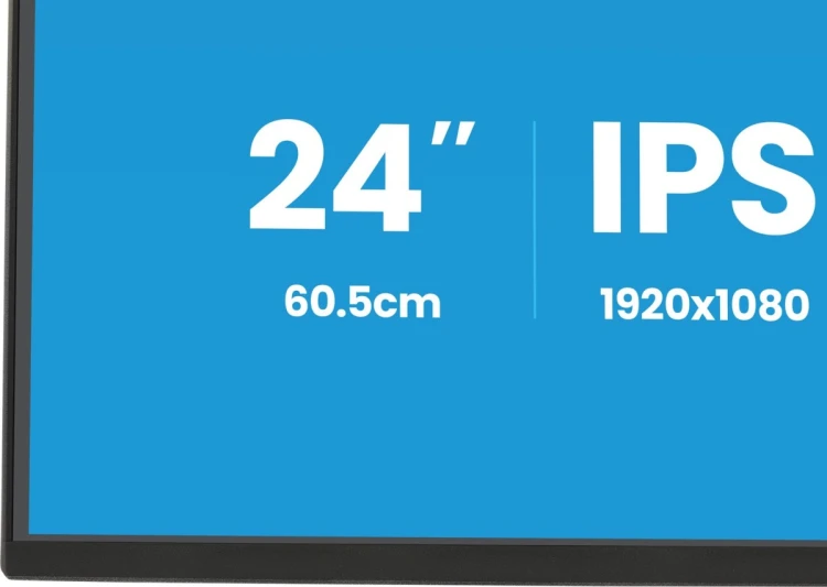Monitor iiyama ProLite 24-calowy panel IPS Full HD z wąskimi ramkami, klasą energetyczną B, regulowaną wysokością