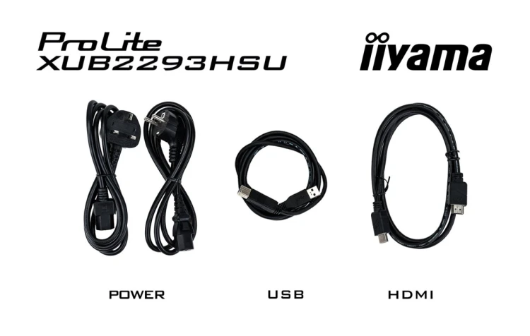 Iiyama Display 22 XUB2293HSU-B7 IPS - Płaski Ekran - 54.6 cm