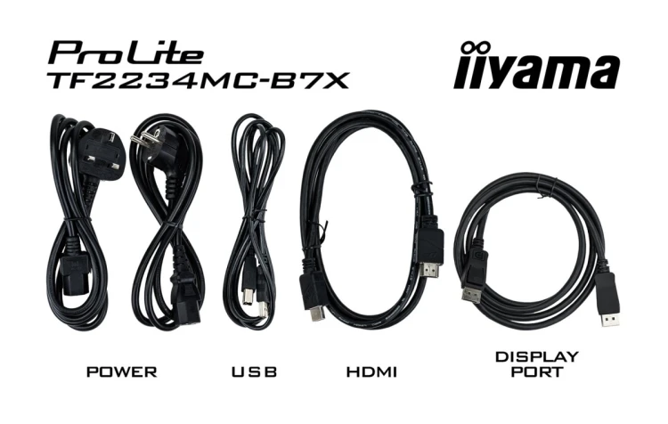 Monitor Iiyama Touch-Display ProLite TF2234MC-B7X - 55.9 cm (22") - 1920 x 1080 Full HD