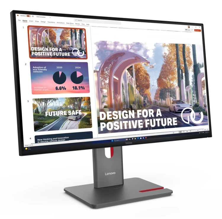 Lenovo ThinkVision P27QD-40 LED display 68,6 cm (27") 2560 x 1440 px Wide Quad HD Czarny
