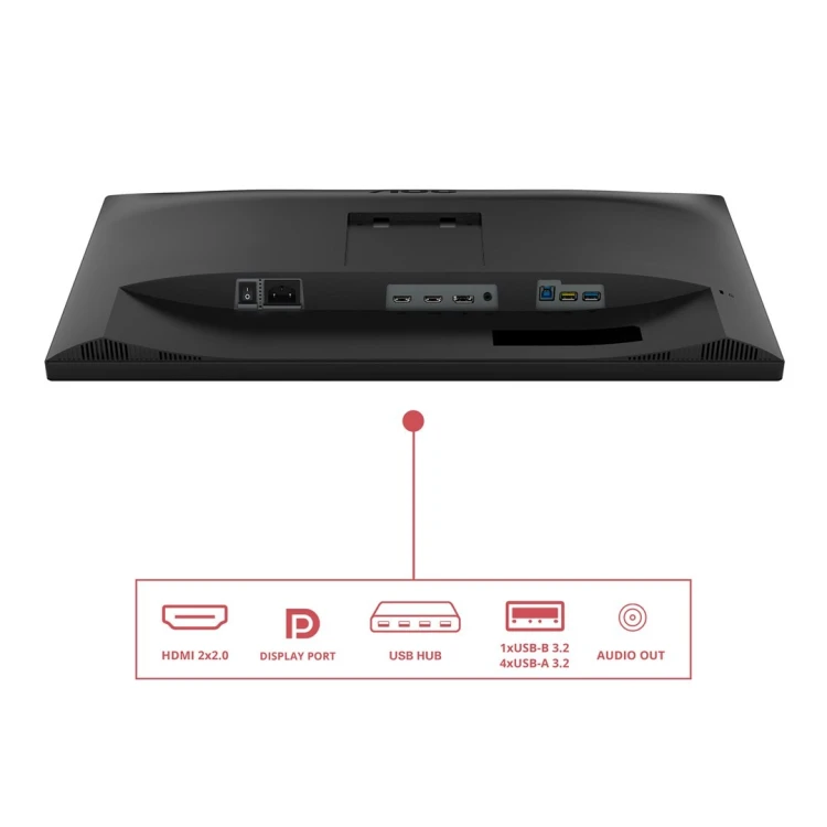 Monitor AOC 68,6cm (27") U27E3UF 16:09 2xHDMI+DP+USB 4K Lift