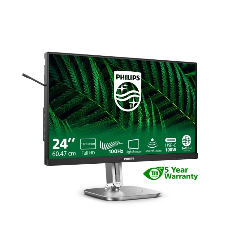 Philips 5000 series 24B2G5301/00, 60.5 cm (23.8"), 1920 x 1080 piksele, Full HD, LCD, 4 ms