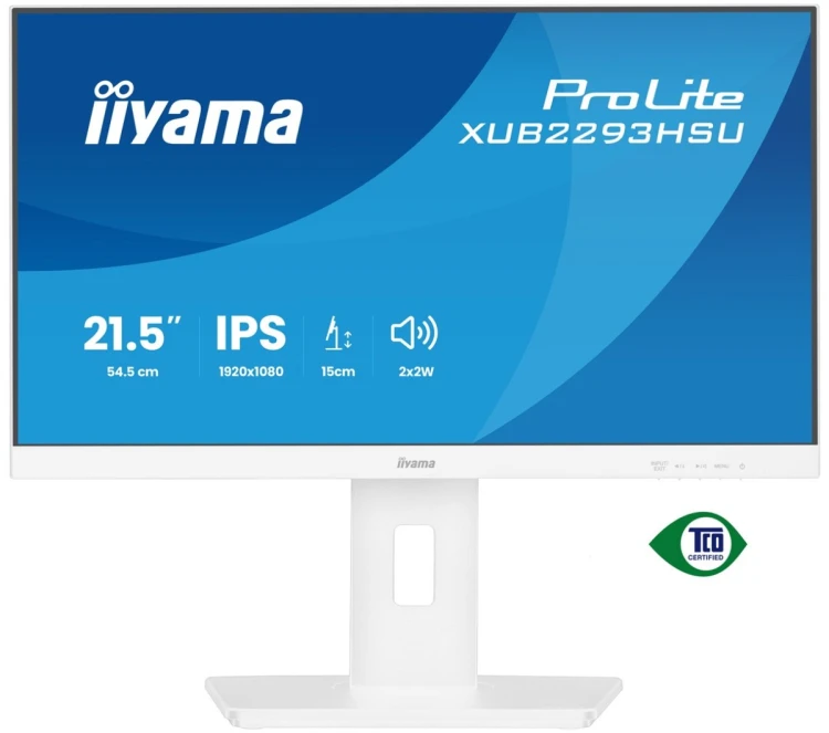 Monitor Iiyama TFT XUB2293HSU IPS 21.5''/HDMI/DP/2xUSB 2.0 - Płaski Ekran - 54.6 cm