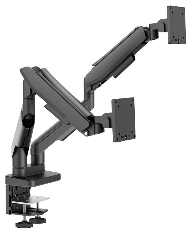 Ramię monitora LC-Power na 2 monitory do 86,36 cm (W) Podwójne
