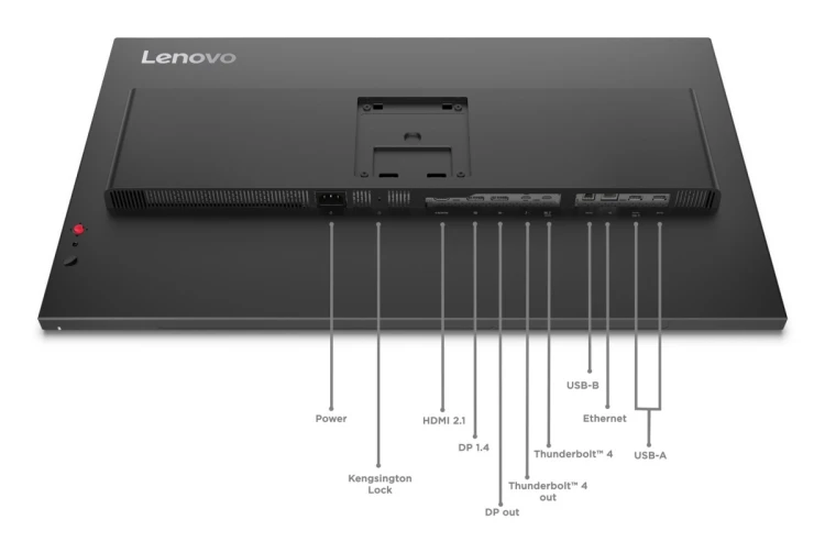 Lenovo ThinkVision P32UD-40 monitor komputerowy 80 cm (31.5") 3840 x 2160 px 4K Ultra HD LCD Czarny