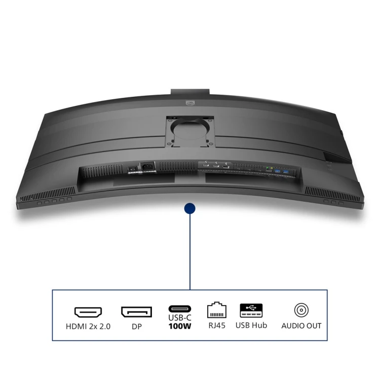 Monitor Philips 86,4cm (34,0") 34B2U6603CH 21:09 HDMI+DP+USB-C szary