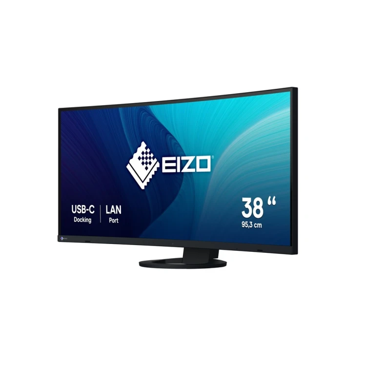 Monitor EIZO FlexScan EV3895-BK - 95,2 cm (37,5") - 3840 x 1600 pikseli - UltraWide Quad HD+ - LED - 5 ms