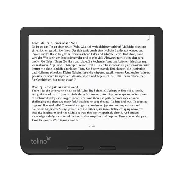 tolino vision kolorowy czytnik e-booków
