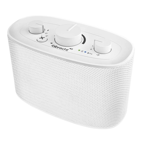 Albrecht Klaro Przenośny głośnik stereo Biały 4 W