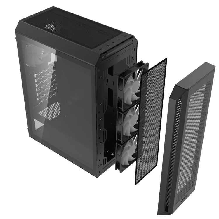 XPG VALOR AIR PLUS Midi Tower Czarny