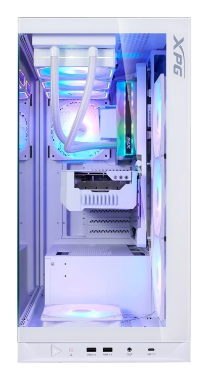 XPG Invader X BTF Midi Tower Biały