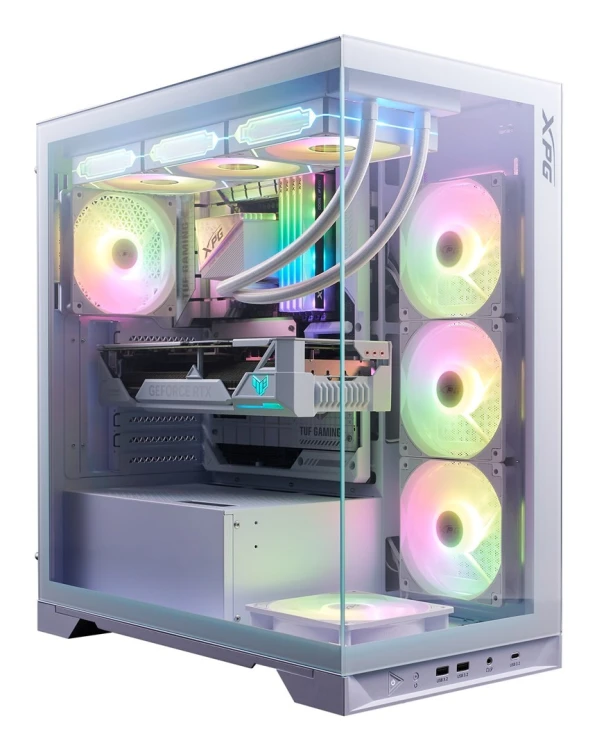 XPG Invader X BTF Midi Tower Biały