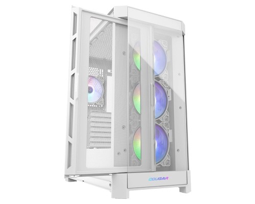 Obudowa Cougar Gaming Duoface Pro RGB - Midi Tower - PC - biały - ATX - EATX - micro ATX - Mini-ITX - SSI CEB - Metal - Szkło hartowane - Gry