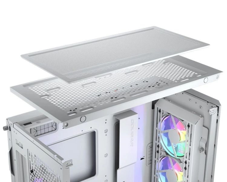 Obudowa Cougar Gaming Duoface Pro RGB - Midi Tower - PC - biały - ATX - EATX - micro ATX - Mini-ITX - SSI CEB - Metal - Szkło hartowane - Gry